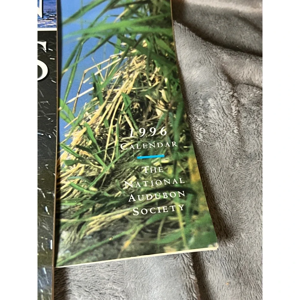 Vintage 1996 1997 Audubon Wild Birds Calendars National Audubon Society Set of 2